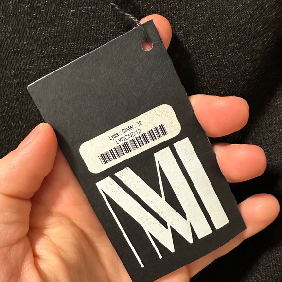 NWT M.M.Lafleur Grey Ponte dress, Sz 12 - Picture 2 of 5